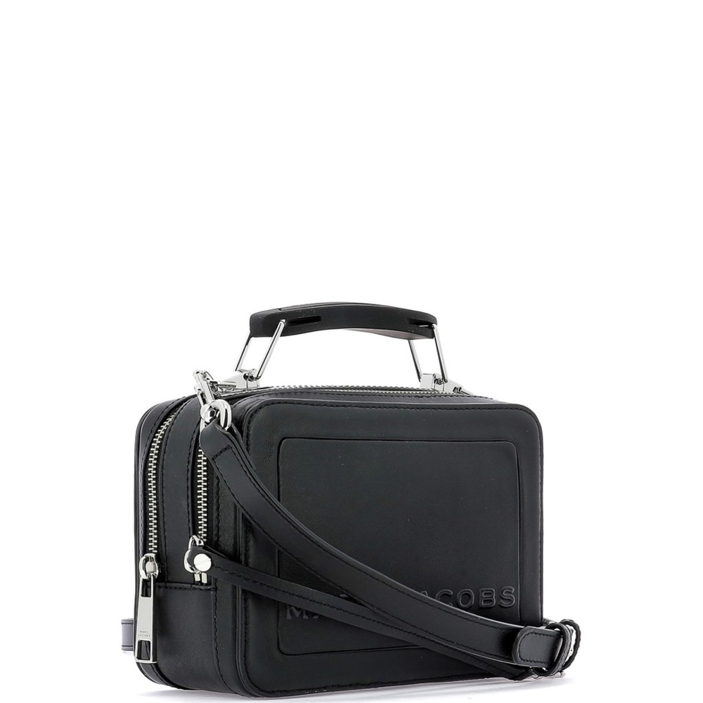 Marc Jacobs The Box black leather crossbody bag - Picture 1 of 7